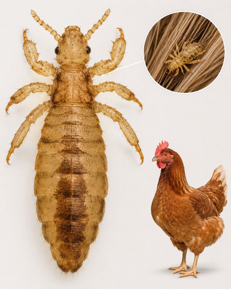 Piojo de las gallinas