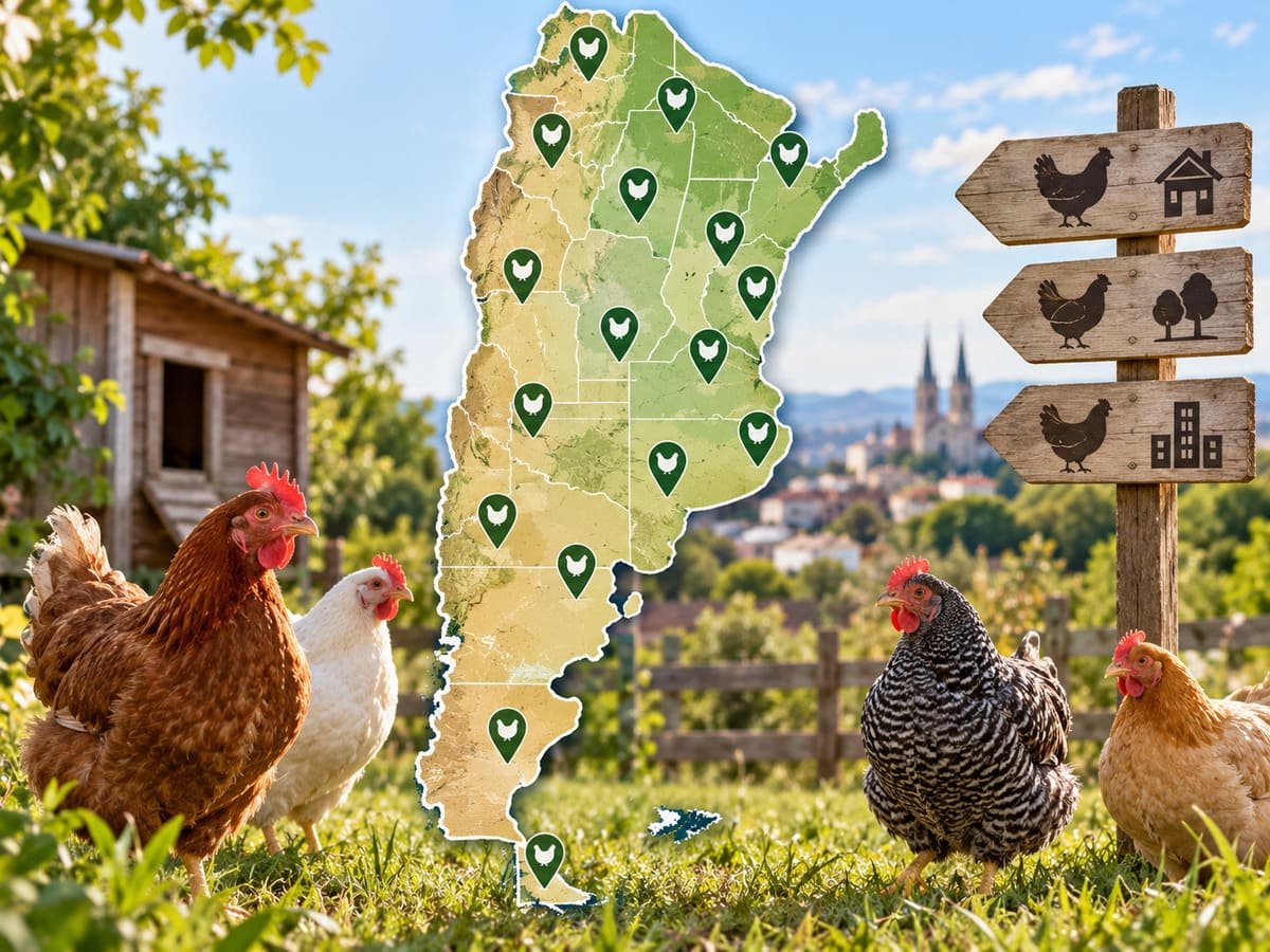 Gallinas en Argentina