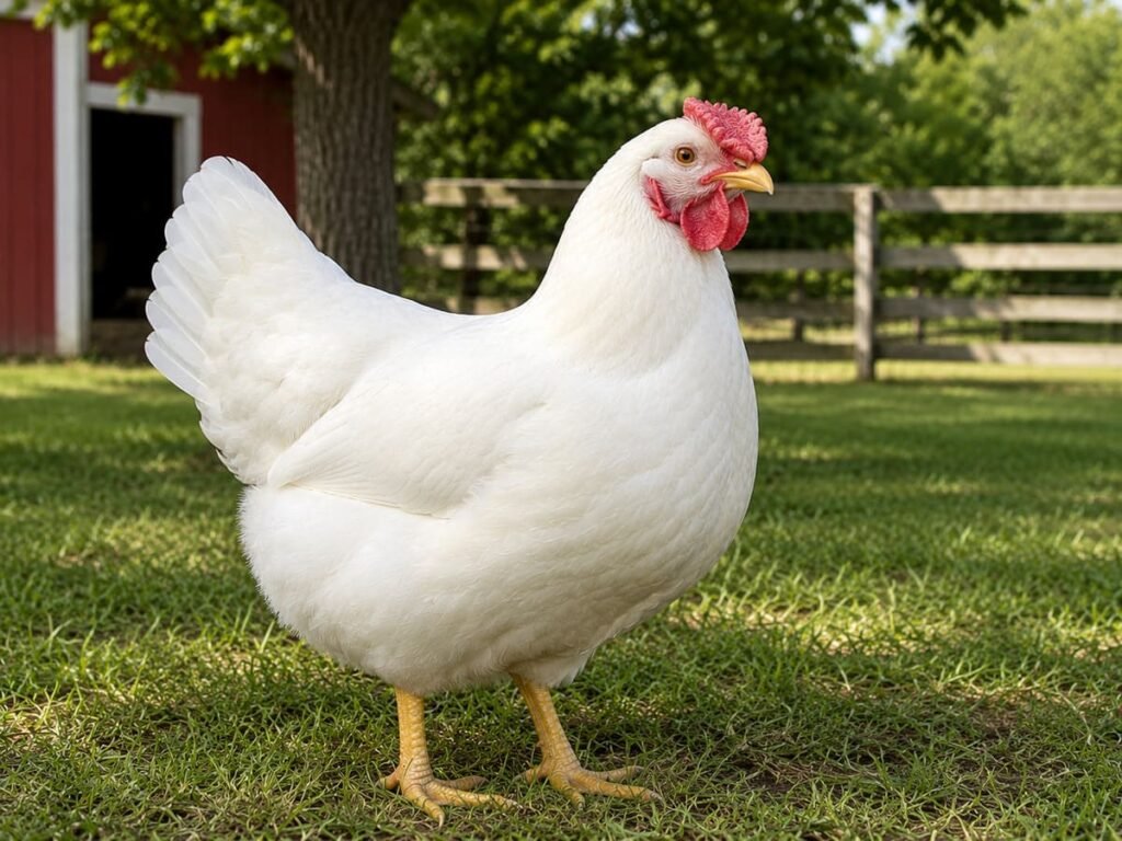 Raza de gallinas Rhode Island White