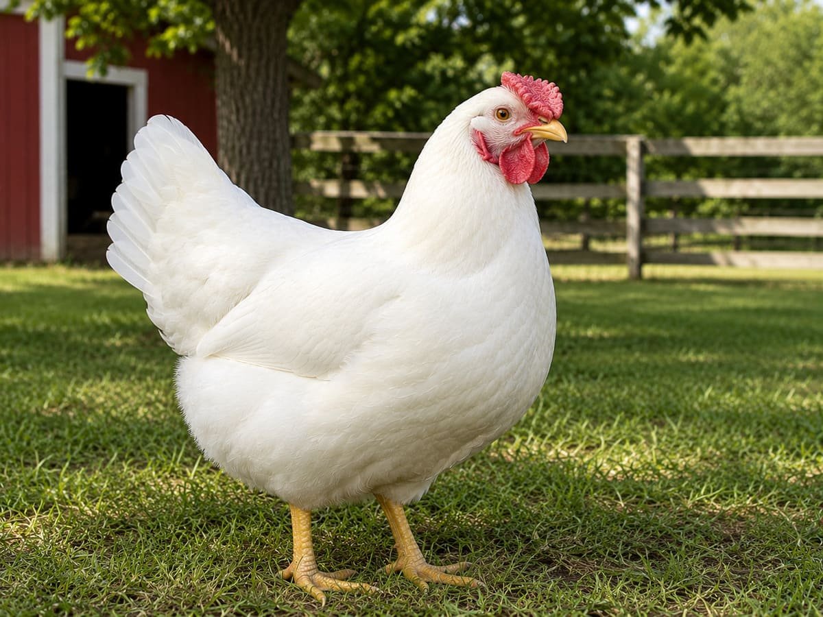 Raza de gallinas Rhode Island White