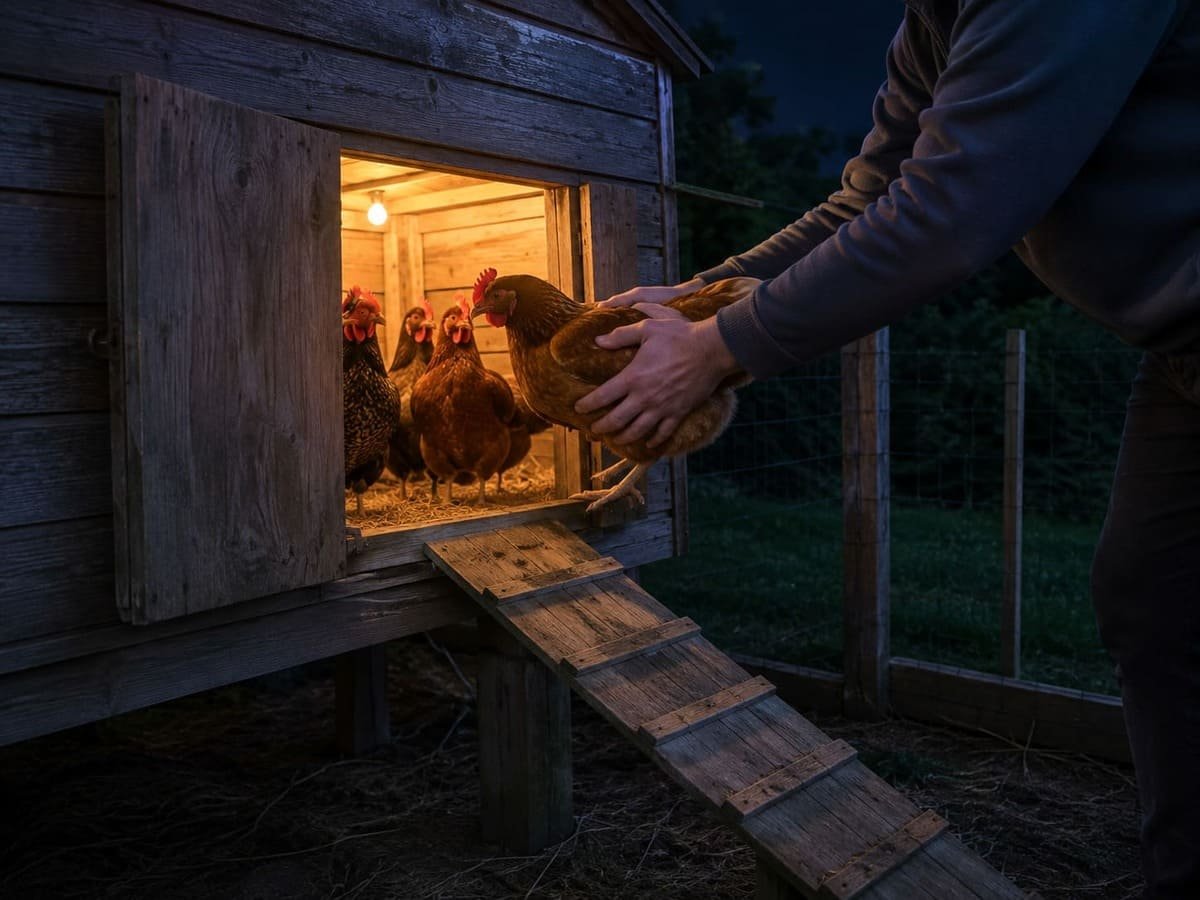 Agregar nuevas gallinas al gallinero